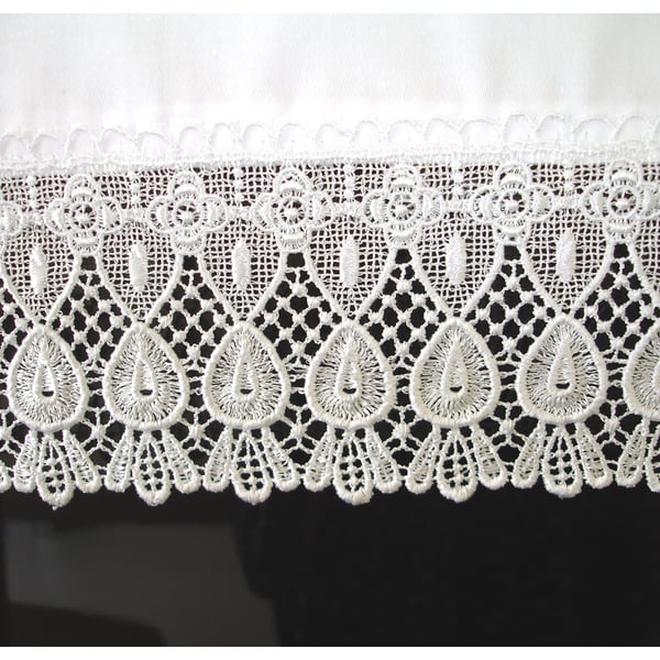 Church Altar Cloth White Lace Tablecloth Runner 150cm x 35cm 60" x 14"