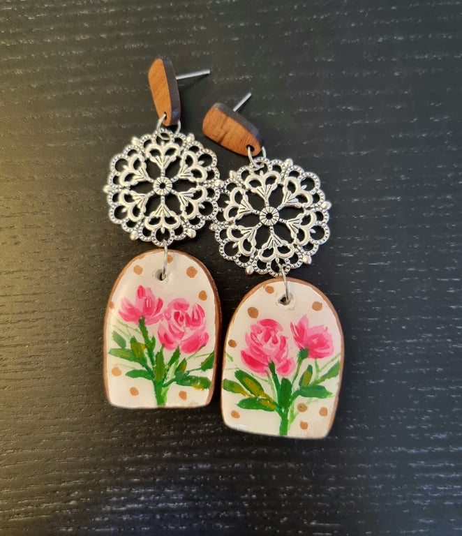Garden Bloom Drop Earrings