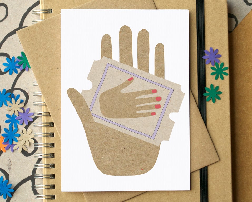 Card for Manicure Voucher - Cards for Unwrappable Gifts