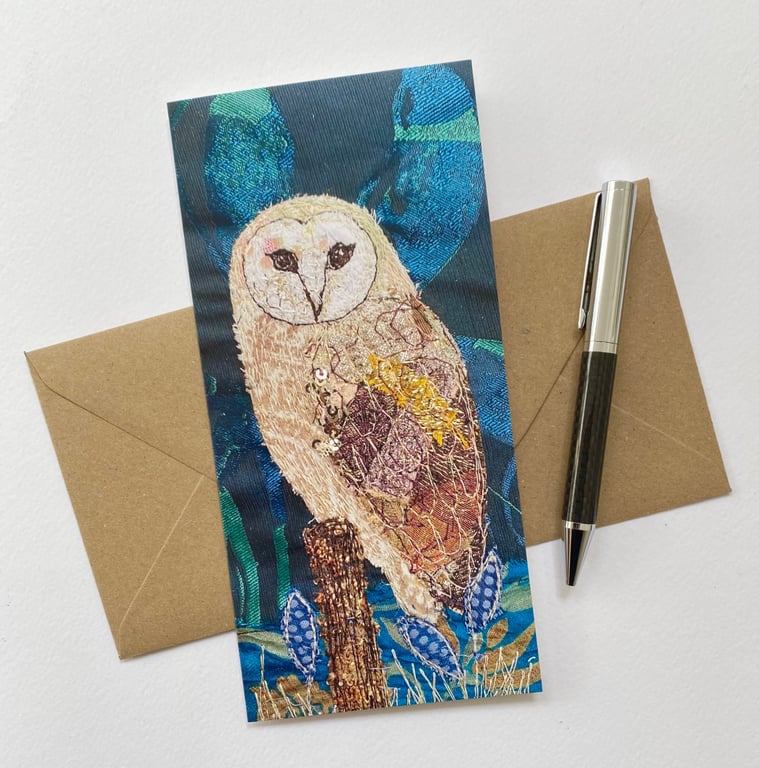 Owl greetings card, birthday card, any occasion card. 
