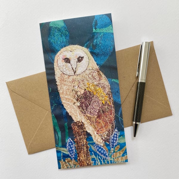 Owl greetings card, birthday card, any occasion card. 
