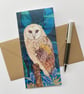 Owl greetings card, birthday card, any occasion card. 