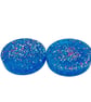 Thick handmade Resin Non-Slip Filled Blue Coasters Quirky Tableware Set 