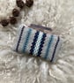 Woolly Wallet - Sky Blue. Handwoven in Wales - Image 1