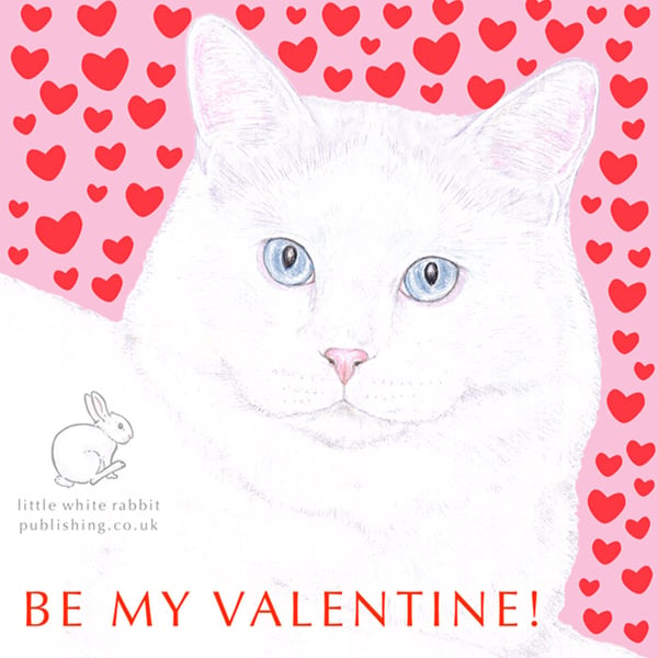 Mickey the Cat - Valentine Card