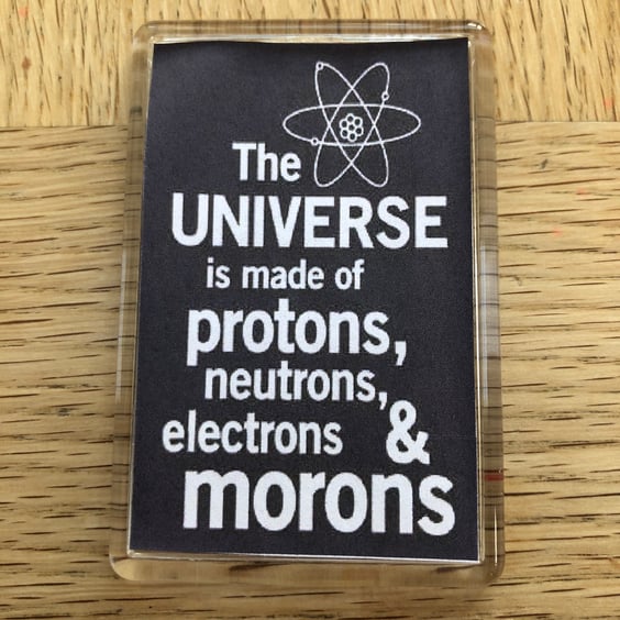 Proton Neutron Moron Magnet