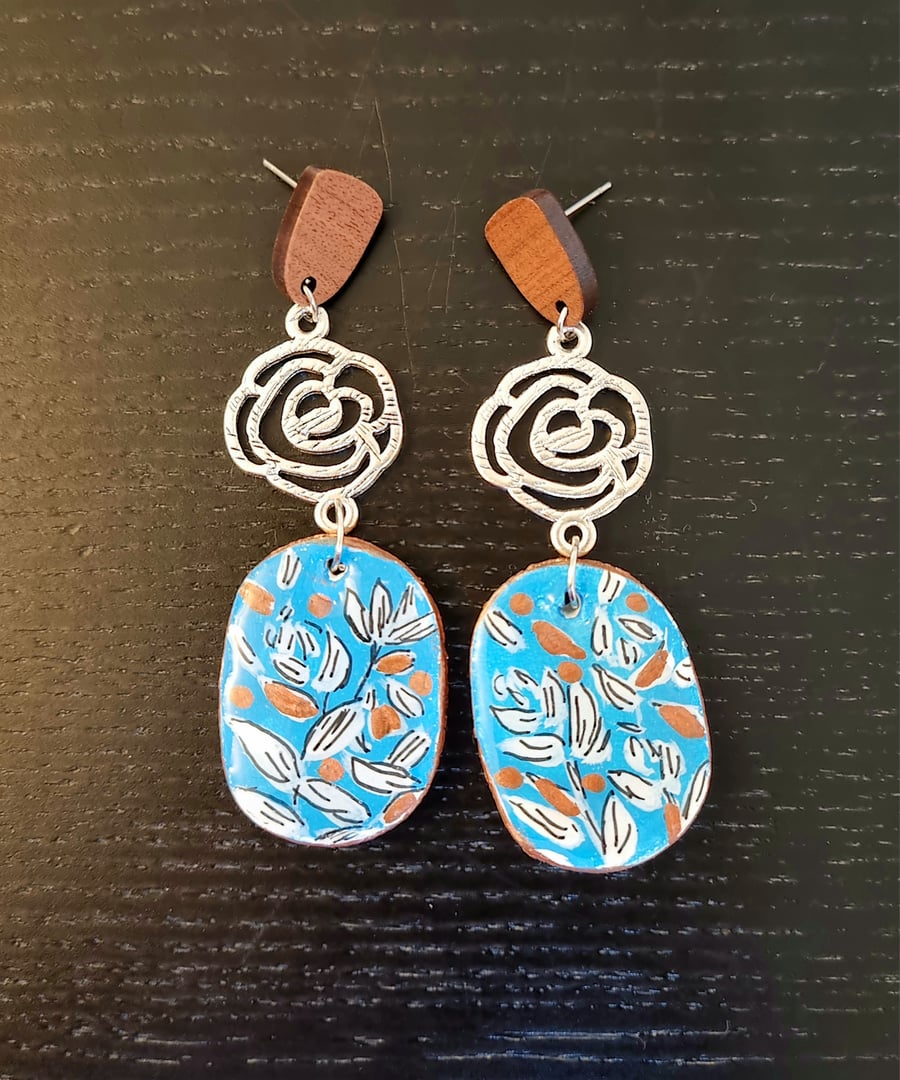 Colorful Floral Clay Jewelry