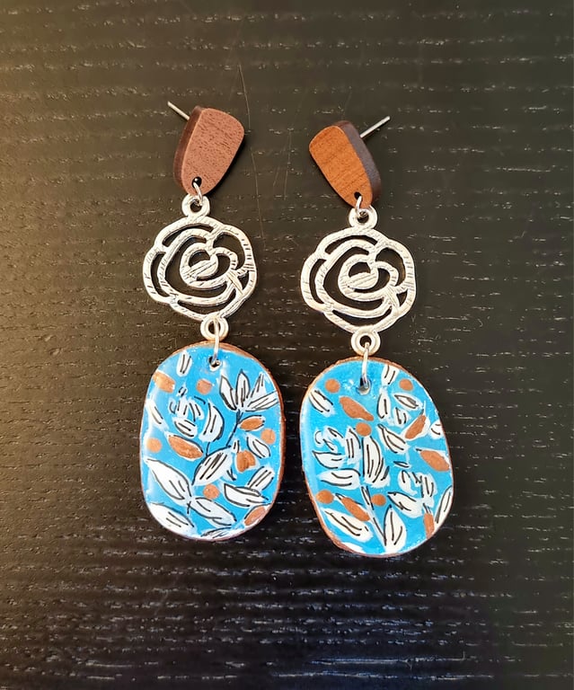 Colorful Floral Clay Jewelry