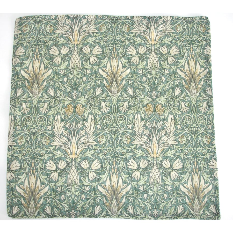 William Morris Napkins Green Yellow Snakeshead 18" Serviettes Washable Cotton