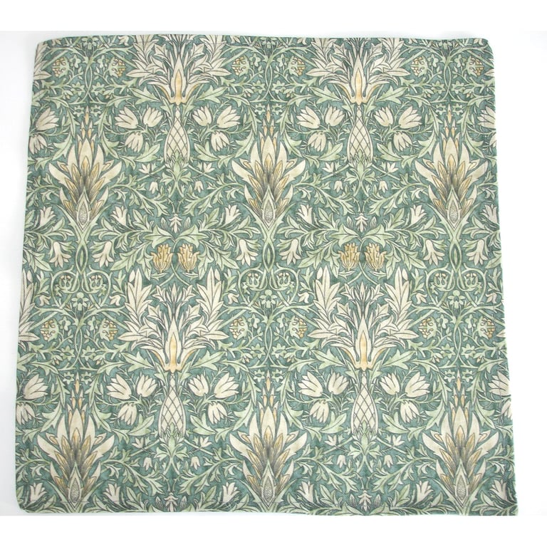 William Morris Napkins Green Yellow Snakeshead 18" Serviettes Washable Cotton