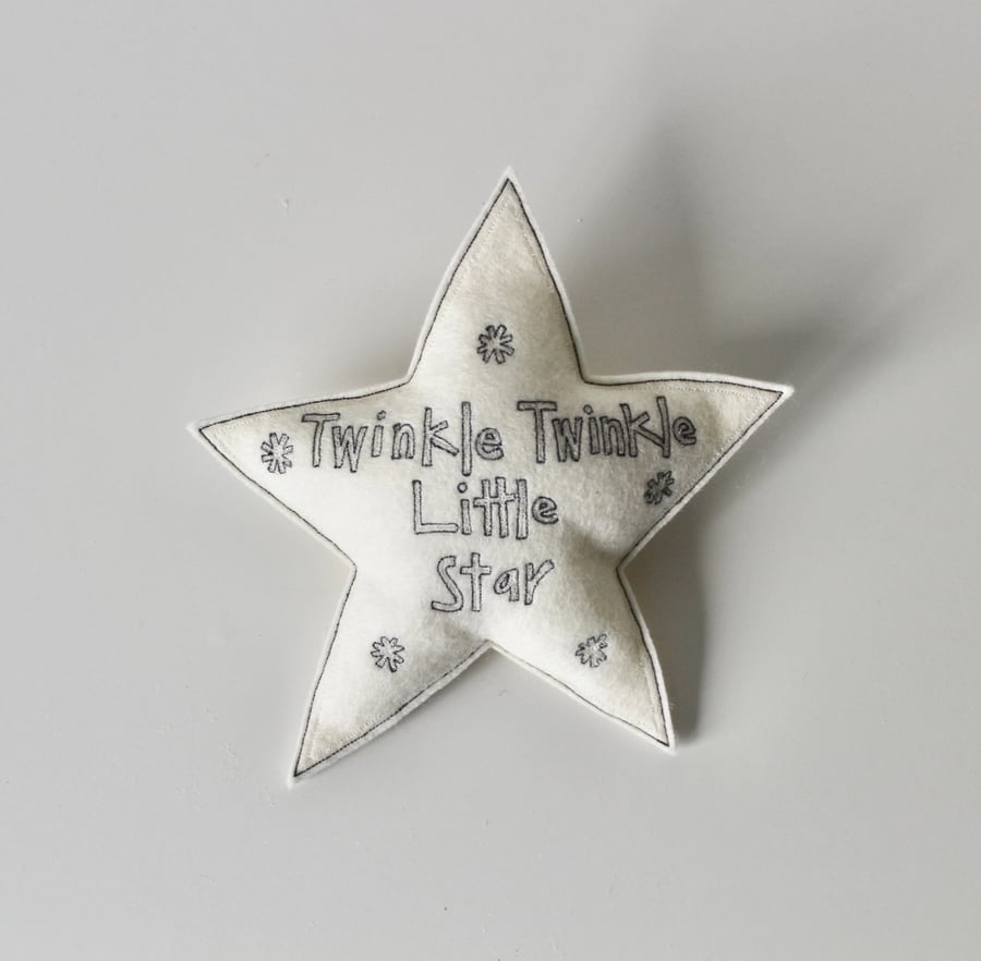 'Twinkle Twinkle Little Star' - Handmade Decoration