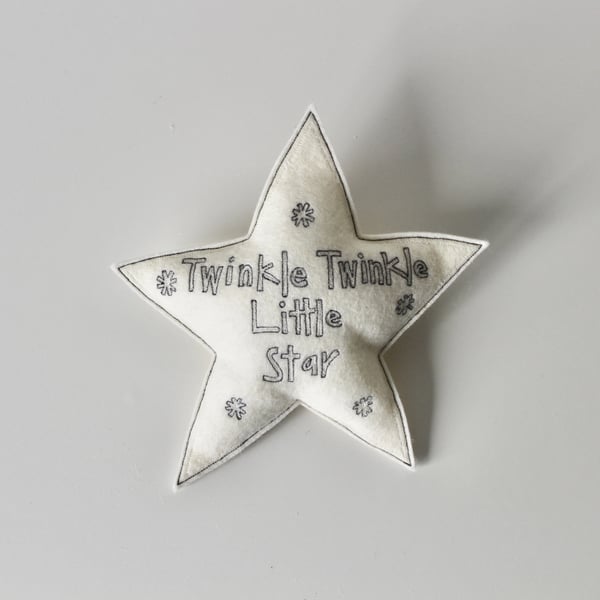'Twinkle Twinkle Little Star' - Handmade Decoration