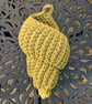Large crochet shell, home decor, hanging decoration, plant holder - Image 1