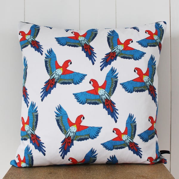 Majestic Macaw Cushion