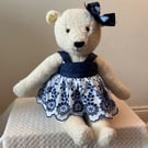 Handmade teddy bear waiting for a loving home.  Suitable for all ages.