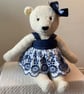 Handmade teddy bear waiting for a loving home.  Suitable for all ages.