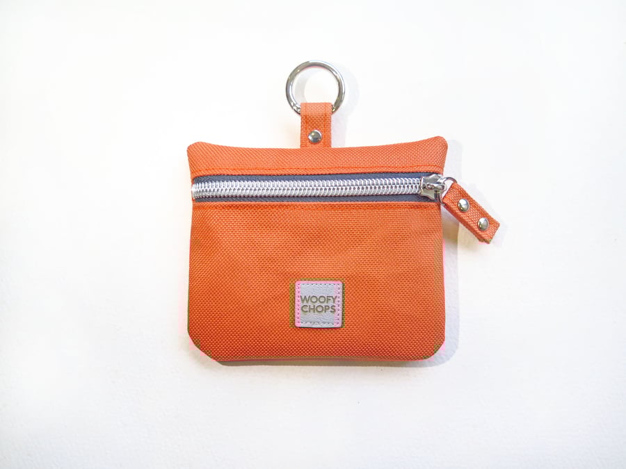 Waterproof Dog Treat Bag Pouch - ORANGE