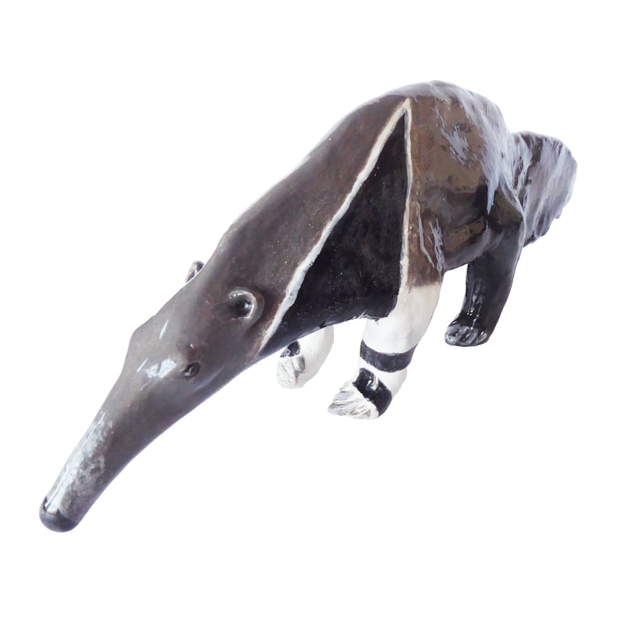 Giant Anteater Ceramic Ornament - Hand Built