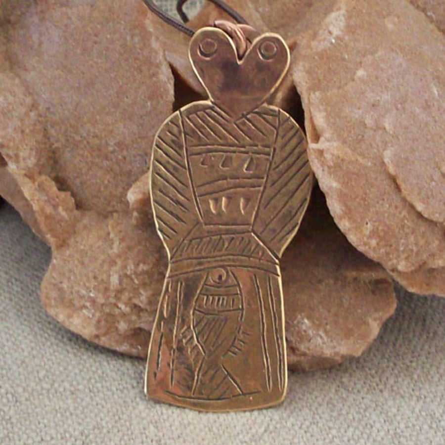 Lady of Beasts Pendant Necklace