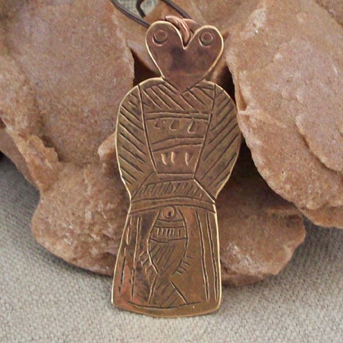 Lady of Beasts Pendant Necklace