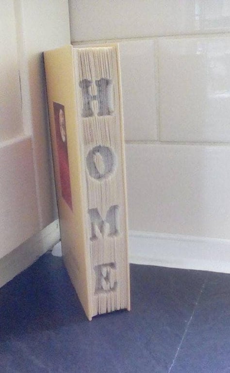 HOME CUT & FOLD Book Folding Pattern - EMAILED PDF PATTERN