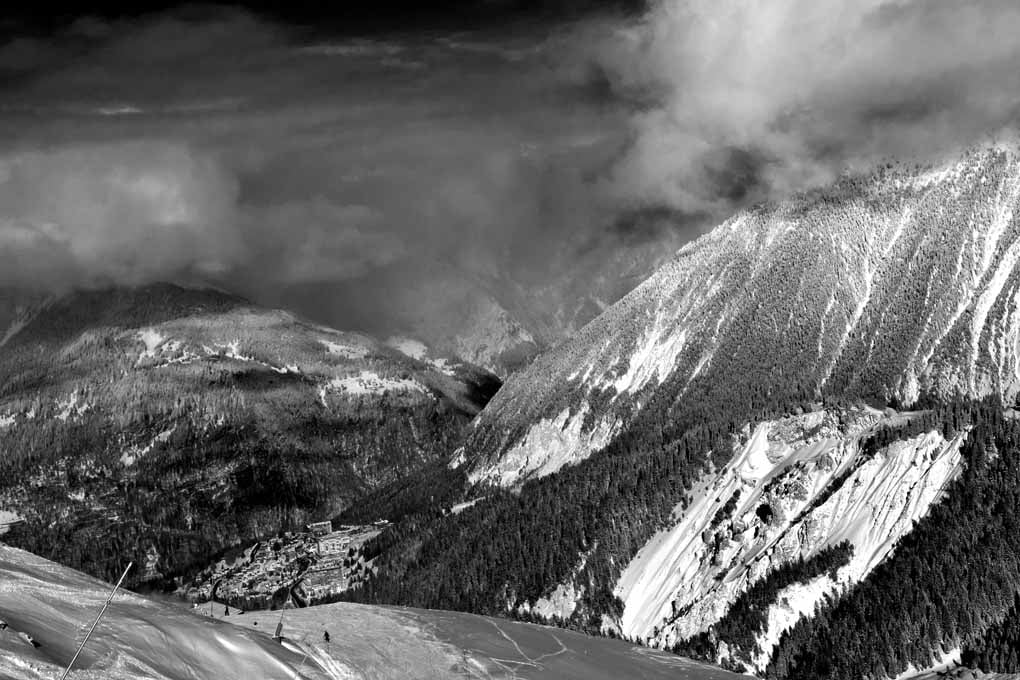 Courchevel 3 Valleys French Alps France Photograph Print