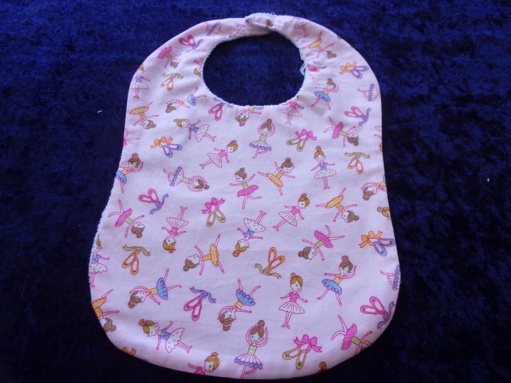 Tiny Ballerinas and Ballet Shoes Babies Bib