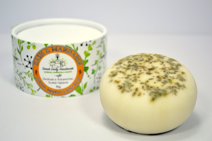 Basil & Mandarin Triple Butter Soap