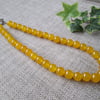Quartzite Necklace, Yellow