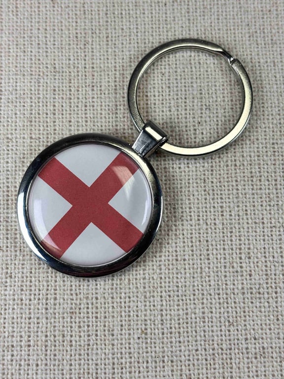 England Flag Keyring