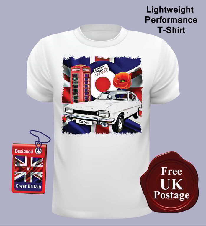 Ford Capri MK1 T Shirt, Mens T Shirt, Choose Your Size