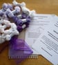 Unicorn Cardboard Loom Beginners Weaving Kit Abstract Art - Image 3