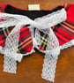 Handmade Children’s Detachable Tartan Collar – Zero Waste & Vintage Inspired