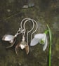 Silver Snowdrop Dangle Earrings  - Image 7