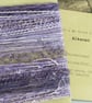 Large Dark Alkanet Natural Dye Slate Purple Textured Thread Pack - Image 2