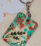 Wooden rectangular leaf style keyring  - Image 2