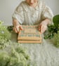 Heirloom Wooden Flower Press in Folksy Floral - Botanical Press - Herbarium Pres - Image 8
