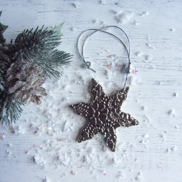 Christmas Decoration - Platinum Snowflake