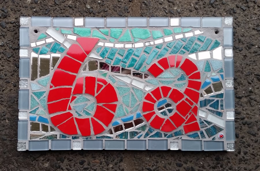 Door number mosaic plaques (2 Digits)