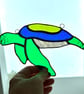 Stained Glass Turtle Suncatcher - Handmade Hanging Window Decoration  - Image 7
