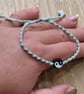 Yin Yang Braided Stacker Bracelet,Unisex Gift,Adjustable Cord Bracelet(STK-0015)