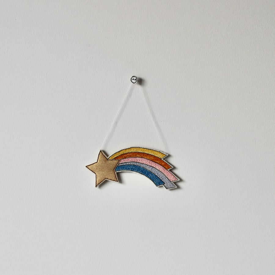 'Shooting Star' - Handmade Hanging Decoration