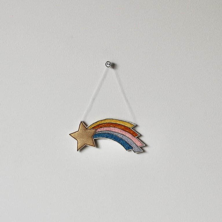 'Shooting Star' - Handmade Hanging Decoration
