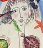 Lady with the fish.Wall art. - Image 4
