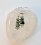  Emerald & Silver Earrings, May Birthstone, 20th Anniversary, Gifts For Taurus - Image 6