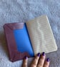 A6: Softcover Purple coloured Leatherbound Notebook 30 lined pages - Image 2