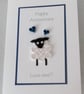 Cute anniversary card with a quilled sheep - love ewe! - Image 3