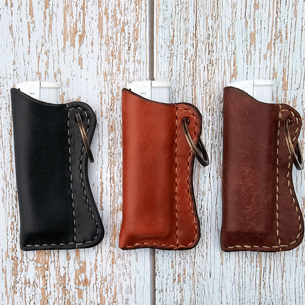 Handmade Leather Lighter Case