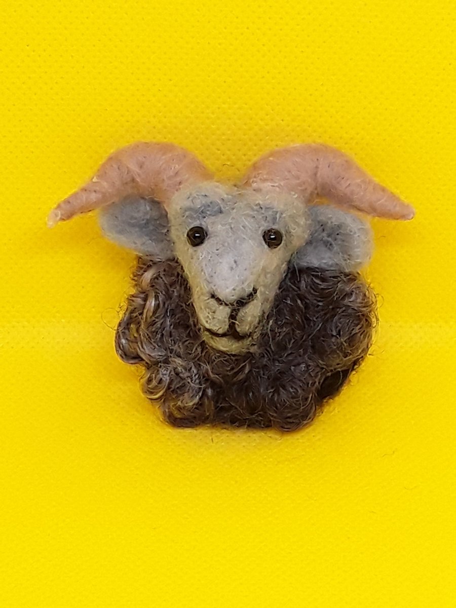 Sheep Brooch 
