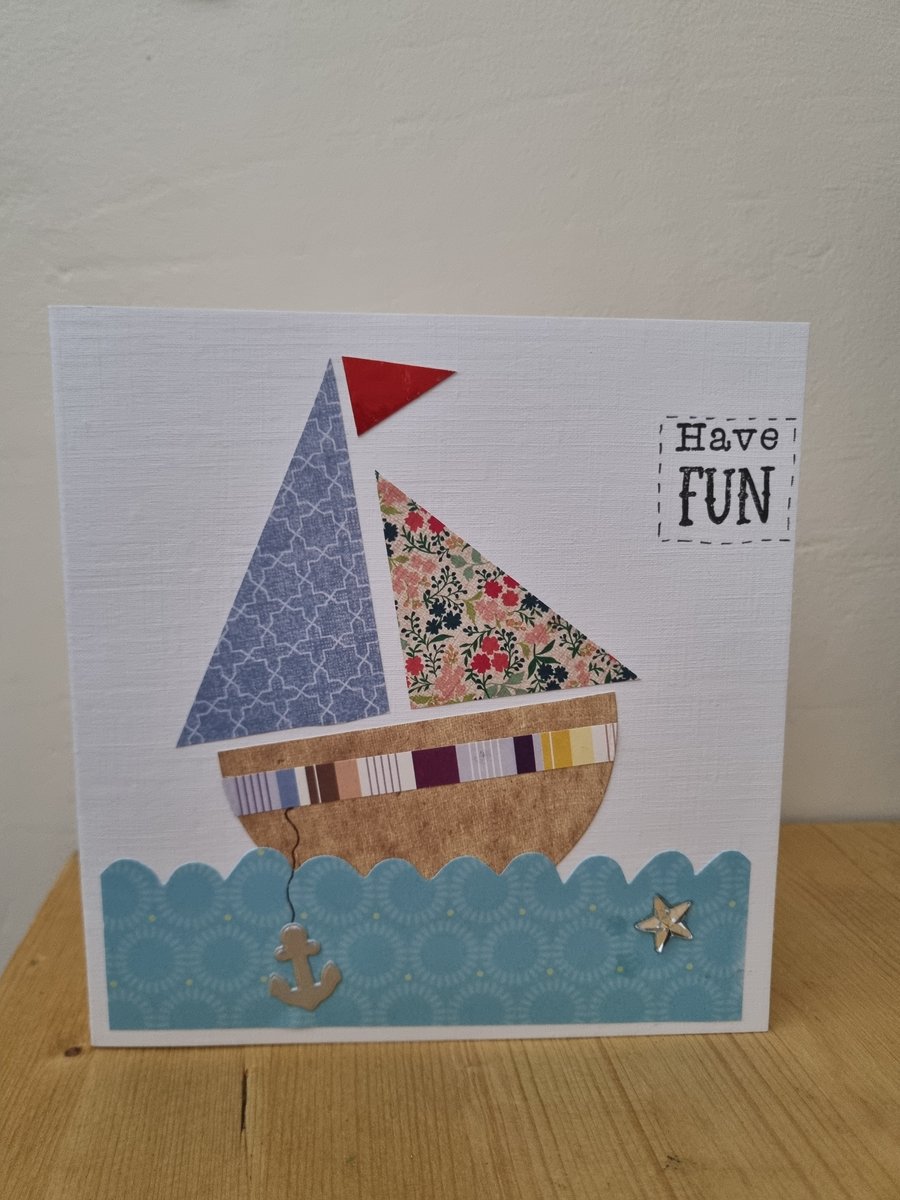 Sailboat birthday card